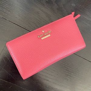 Kate Spade pink leather wallet